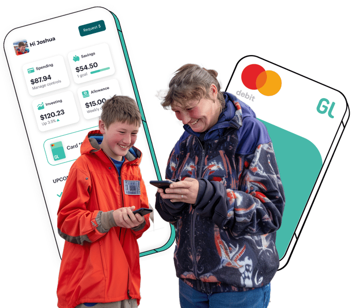 Boy-Using-Phone-with-Mother-Masked-GL-Assets